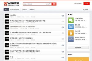 WordPress主题-简约大气的社区论坛主题模板源码-易站站长网