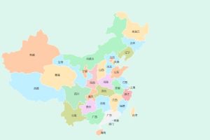 jQuery插件-html5 svg中国地图悬停显示省市代码-易站站长网