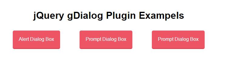 jQuery动画弹出效果源码对话框插件gDialog-易站站长网