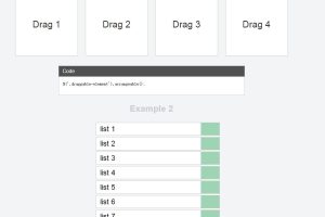 jQuery插件-自由拖拽排序代码插件-易站站长网