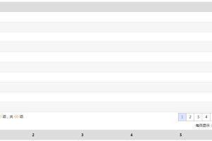 jQuery表格数据分页插件代码-易站站长网