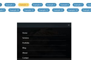 15个有动画过渡效果源码的手机导航菜单源码特效源码-易站站长网