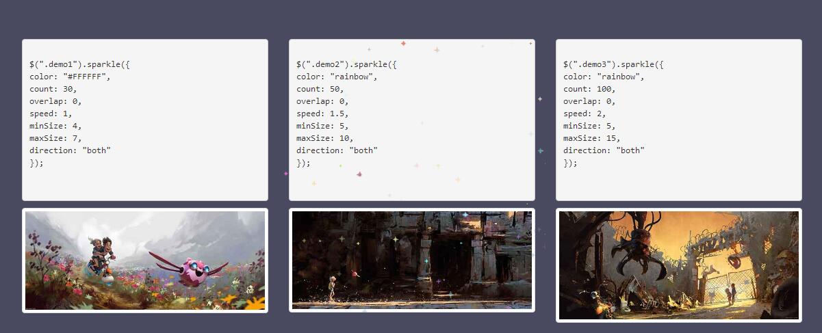 jQuery悬停图片星星闪烁动画特效源码-易站站长网