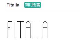 Fitalia英文ttf字体免费下载-易站站长网