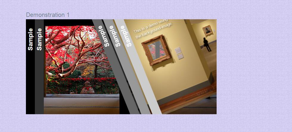 jquery+css3立体式动画百叶窗切换效果代码-易站站长网