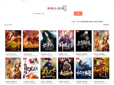 PHP娴娴小说网站源码-PC+WAP自适应-易站站长网