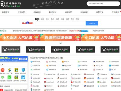 爱站导航网整站源码+打包带数据库-帝国cms7.5核心-易站站长网