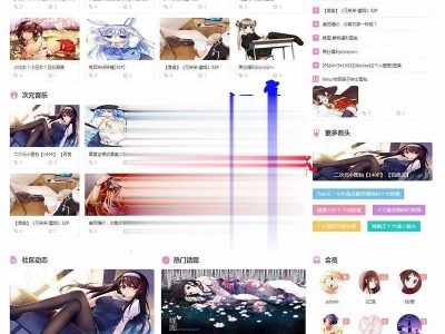 二次元动漫C风格门户1.1版Discuz模板源码-UTF8+GBK-易站站长网