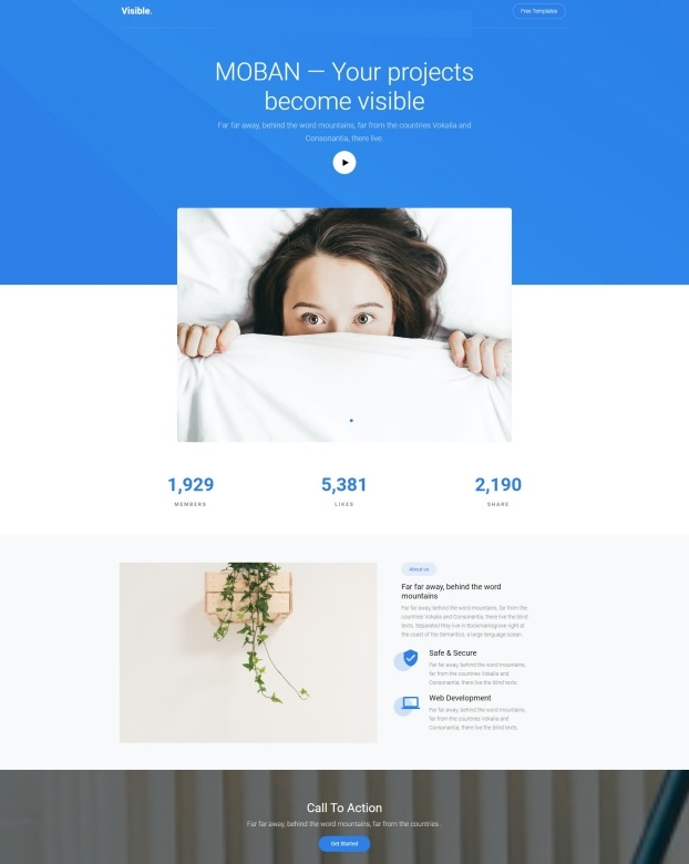 产品开发服务设计公司网站html5模板源码-易站站长网