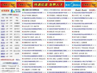 石家庄著名人才服务平台asp源码-易站站长网