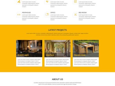 国外响应式室内装饰设计html网页模板源码-易站站长网