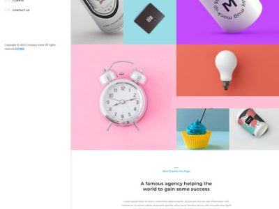 创意作品设计工作室网页网站html5模板源码-易站站长网