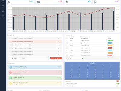 ms管理系统后台模板 Atomios7风格cms后台网站模板源码-易站站长网