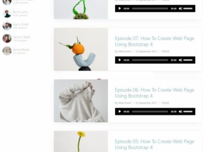 个人博客资讯分享网站html5模板源码-易站站长网