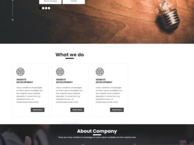 创意互联网公司业务宣传网站html5模板源码-易站站长网