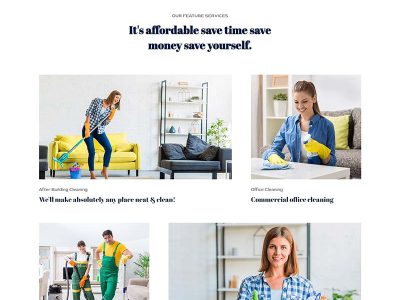 临时工清洁保洁家政公司静态html网站模板源码-易站站长网