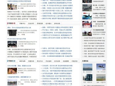精仿雷霆001军事网程序整站数据源码-帝国CMS版 6.6-易站站长网