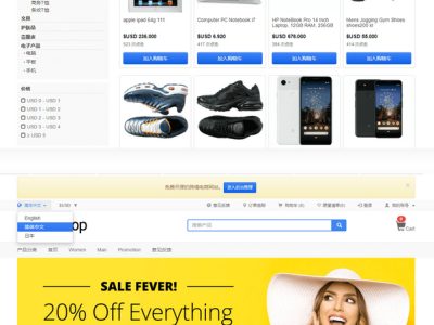 StrongShop支持多语言多货币跨境电商系统源码-易站站长网