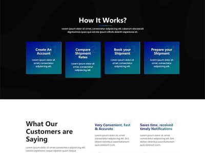 大气的物流行业公司官网HTML模板源码-易站站长网