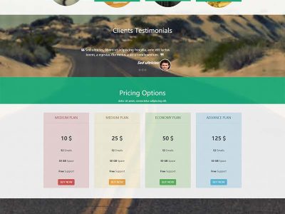 绿色企业邮箱销售单页面网站HTML5模板源码-易站站长网
