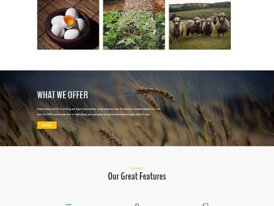 宽屏农业农产品种植养殖企业基地静态网站html模板源码-易站站长网