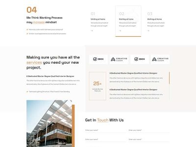 咖啡色现代建筑设计服务公司网站模板源码-易站站长网