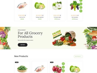 HTML有机食品在线商城网站模板源码-易站站长网