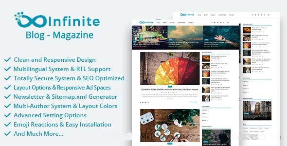 [PHP]Infinitev4.1.0 – PHP博客&杂志系统破解版源码-易站站长网