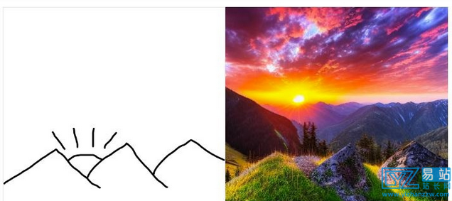 Scribble Diffusion绘画草图变成精致图像源码-易站站长网