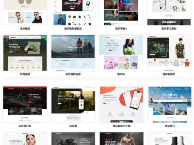 跨境电商外贸商城产品展示源码-多商户汉化Woodmart主题-易站站长网