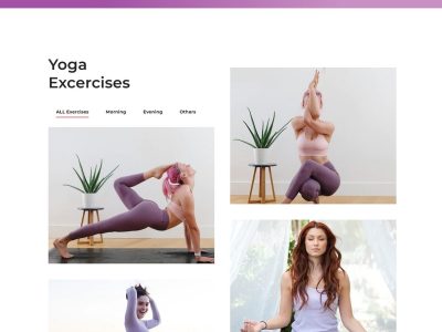 瑜伽馆瑜伽培训中心html5模板网站源码-易站站长网
