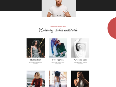 欧美时尚服饰html5模板网站源码-易站站长网