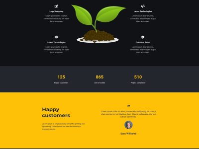 品牌营销策划服务公司html5模板网站源码-易站站长网