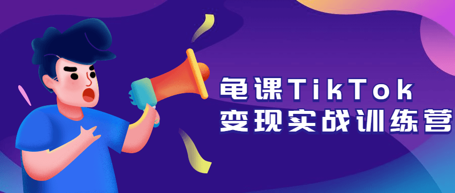 龟课TikTok变现实战训练营-易站站长网