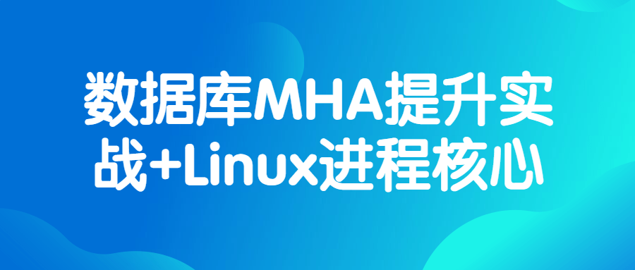 数据库MHA提升实战+Linux进程核心-易站站长网