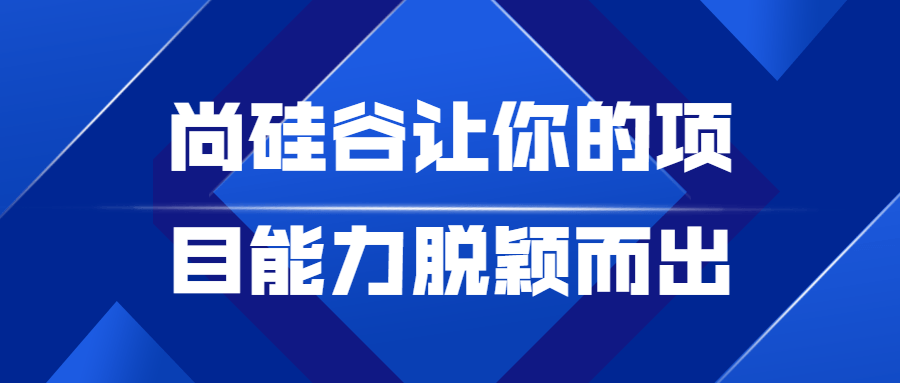 尚硅谷让你的项目能力脱颖而出-易站站长网